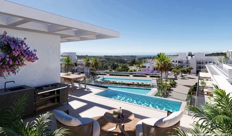 Appartement à Estepona dans un environnement calme et reposant proche du club de golf de la Resina, Espagne