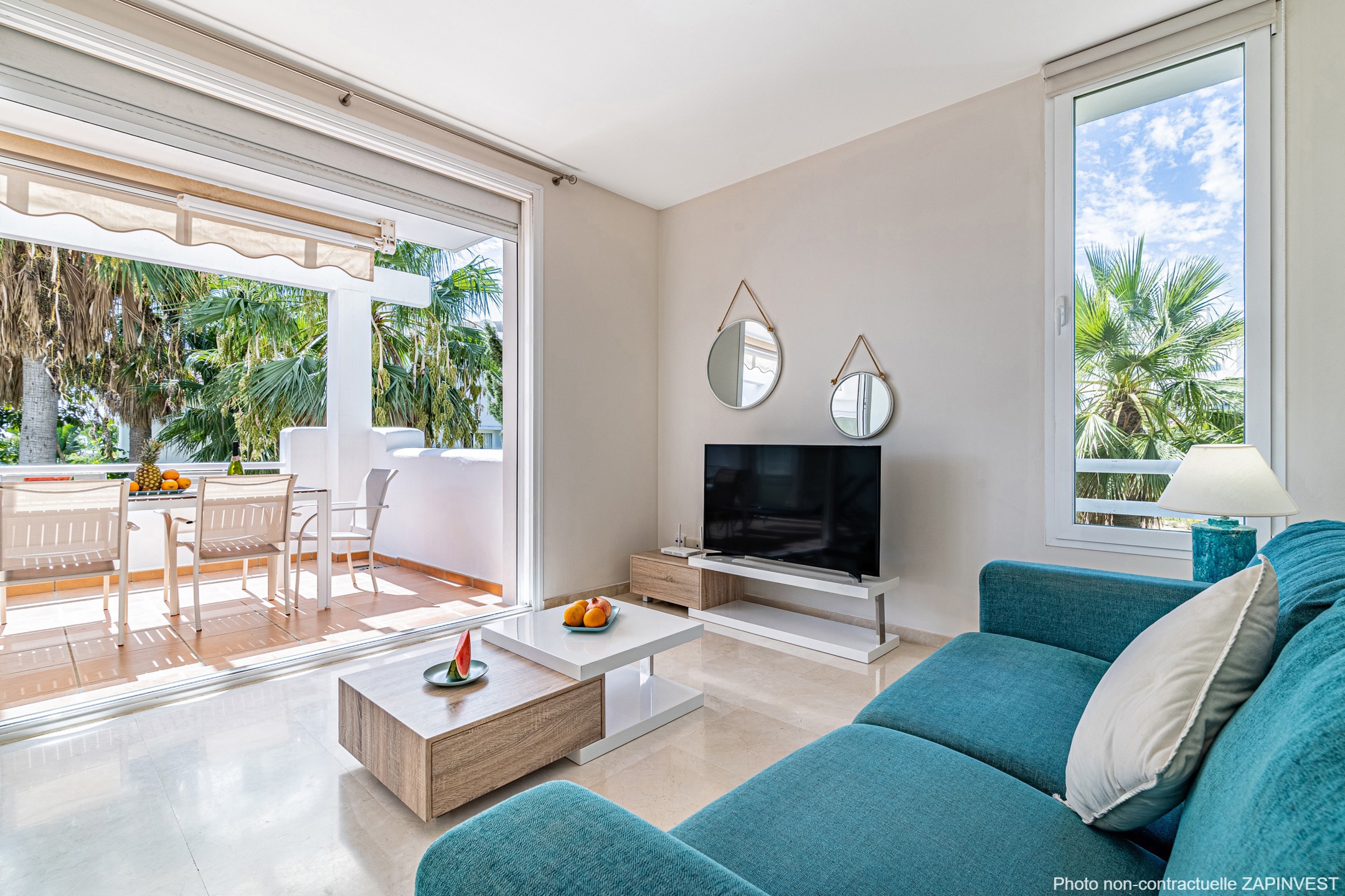 Appartement à Estepona avec des vues sur un magnifique parc et proche du seul et unique lagoon de la région, Espagne