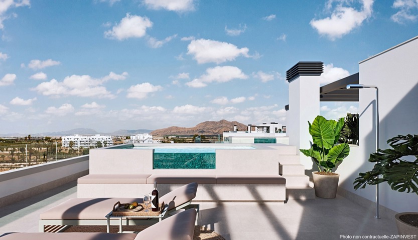 Penthouse au bord du lagon à Torre Pacheco, Murcie, Espagne